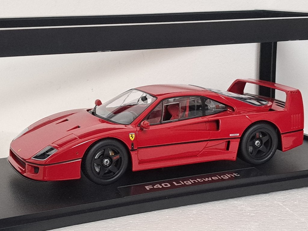 Ferrari F40 Lightweight 1990 1/18 Rood KK Nieuwstaat, Ophalen of Verzenden, Zo goed als nieuw, Auto, Overige merken