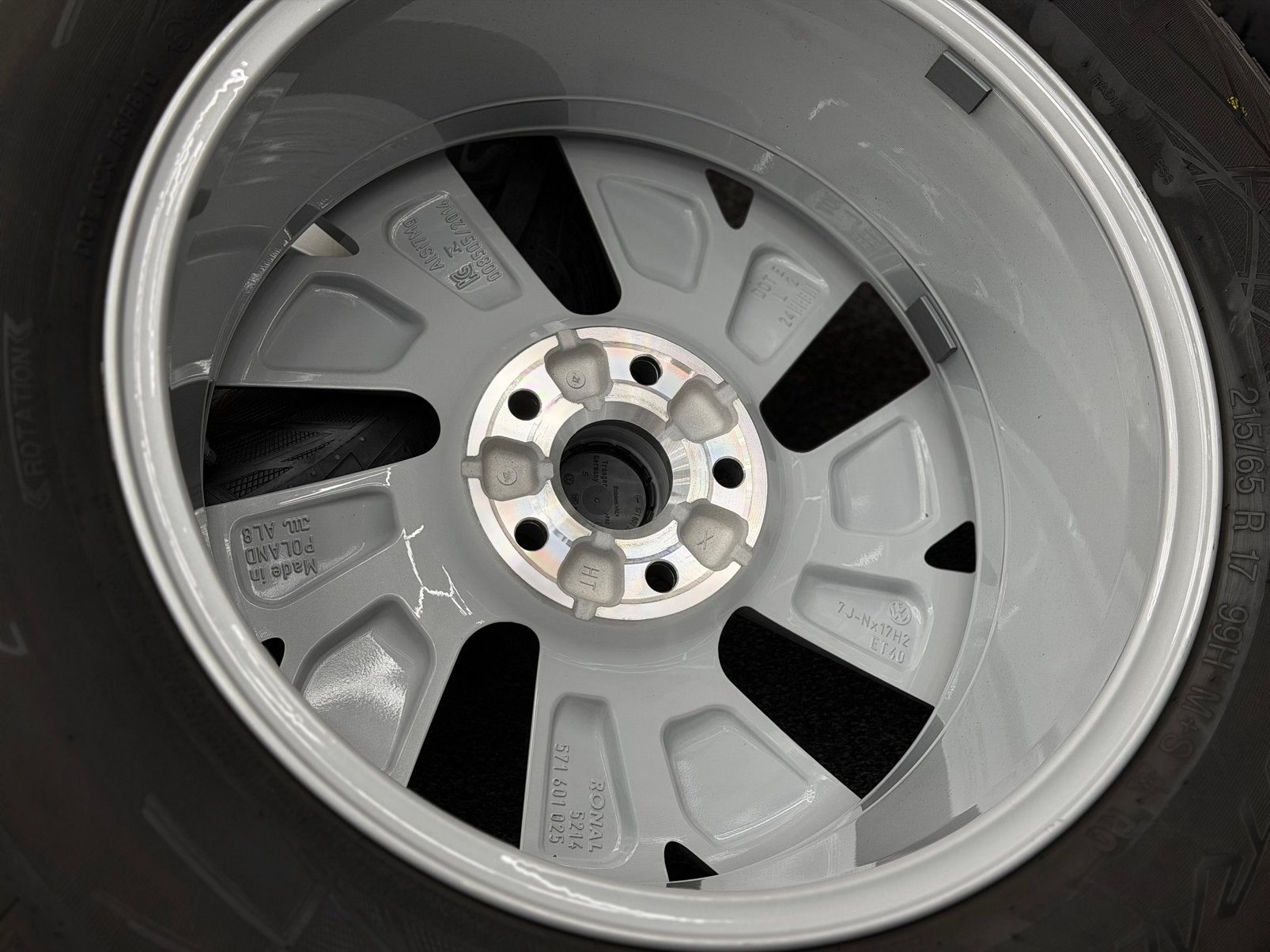 DEMO! Originele 17 inch VW Tiguan Bari 5x112 ET40 Vredestein, Auto-onderdelen, Banden en Velgen, Ophalen, 215 mm, ., Banden en Velgen