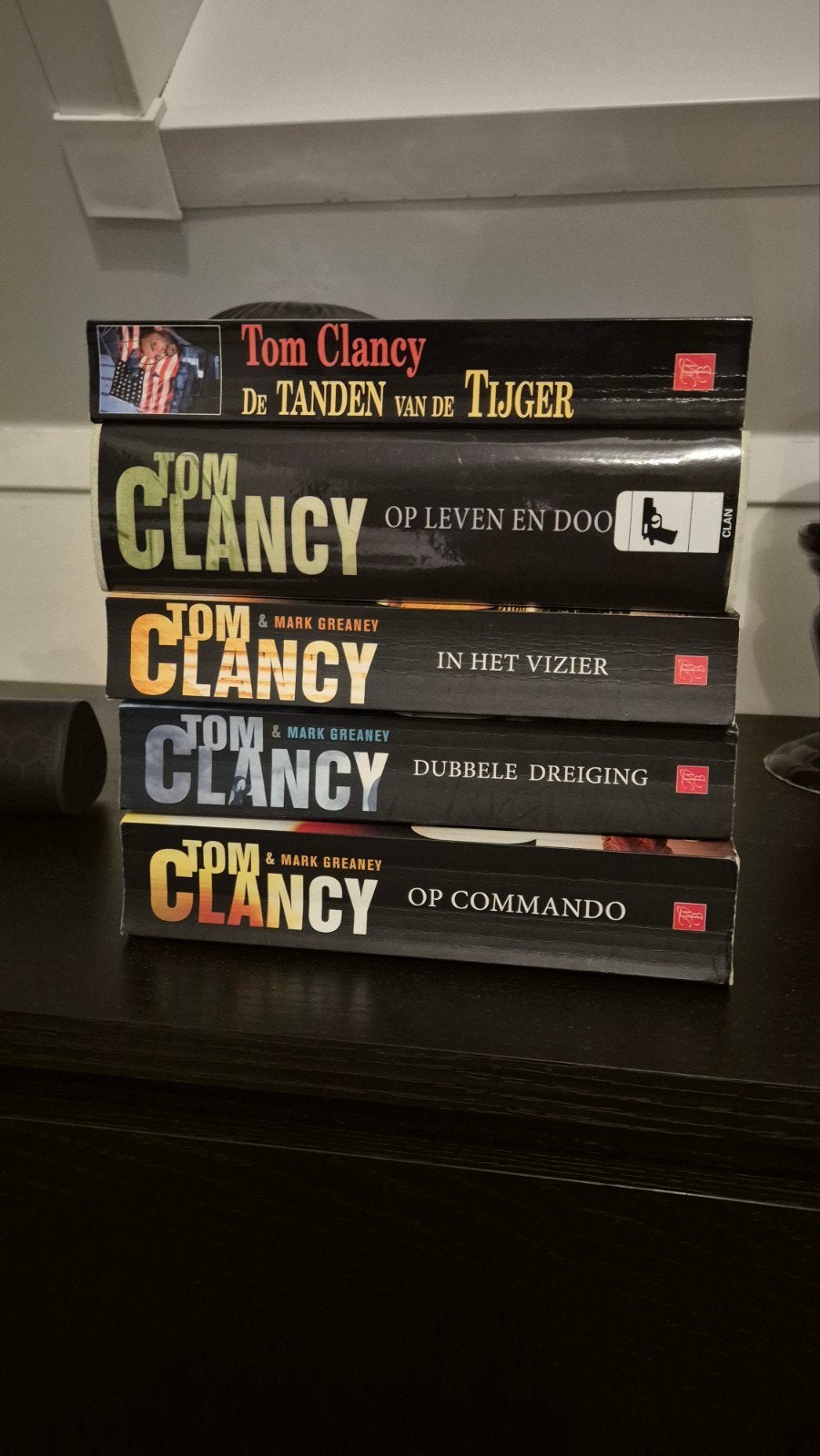 Tom Clancy Boekenpakket: 5 Spanningvolle Thrillers, Boeken, Ophalen of Verzenden, Gelezen, Tom Clancy