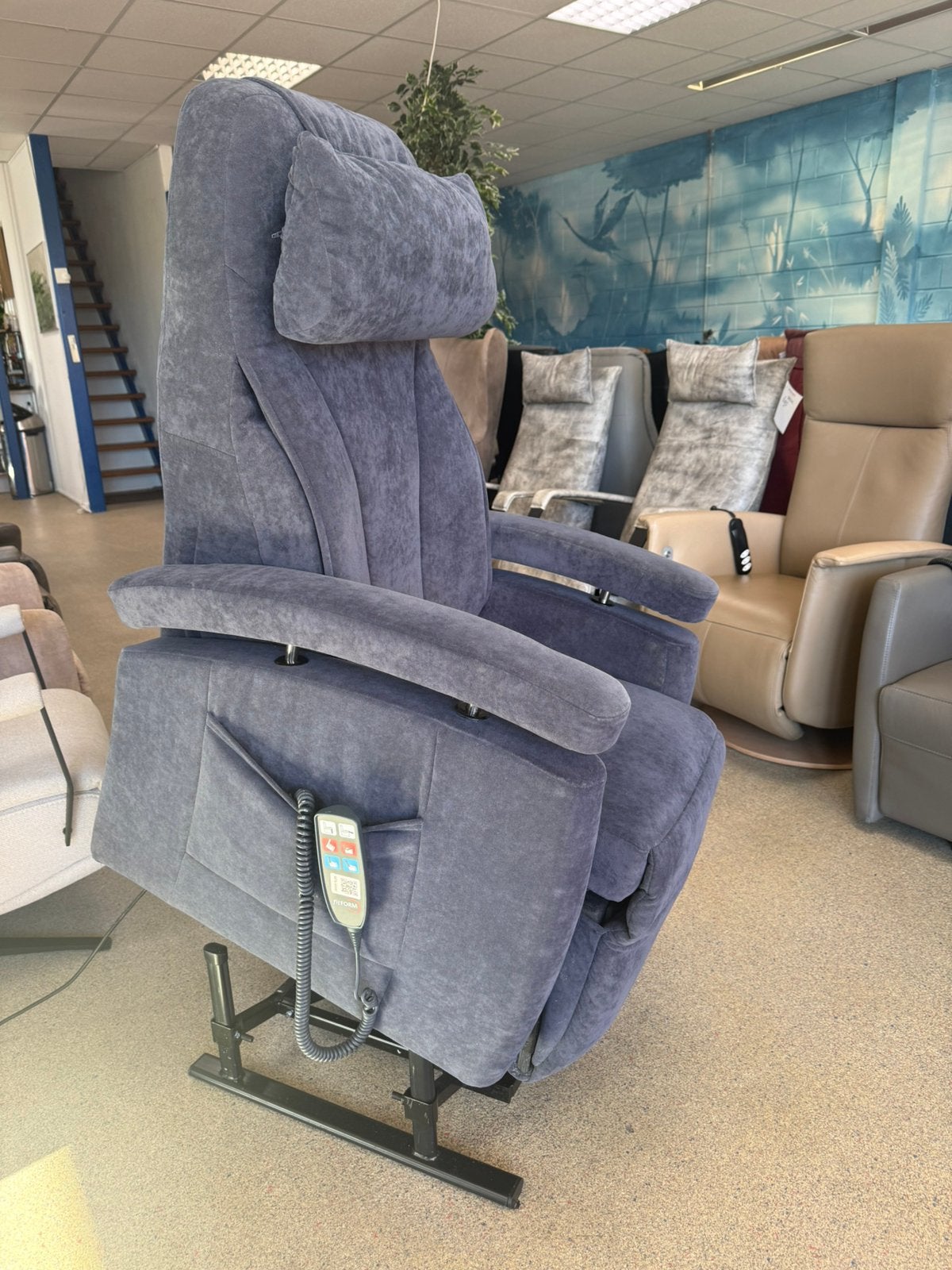 Fitform sta op stoel relax fauteuil gratis bezorgd /garantie, Ophalen of Verzenden, Zo goed als nieuw, Stof, Ruim 100 kort gebruilte modellen