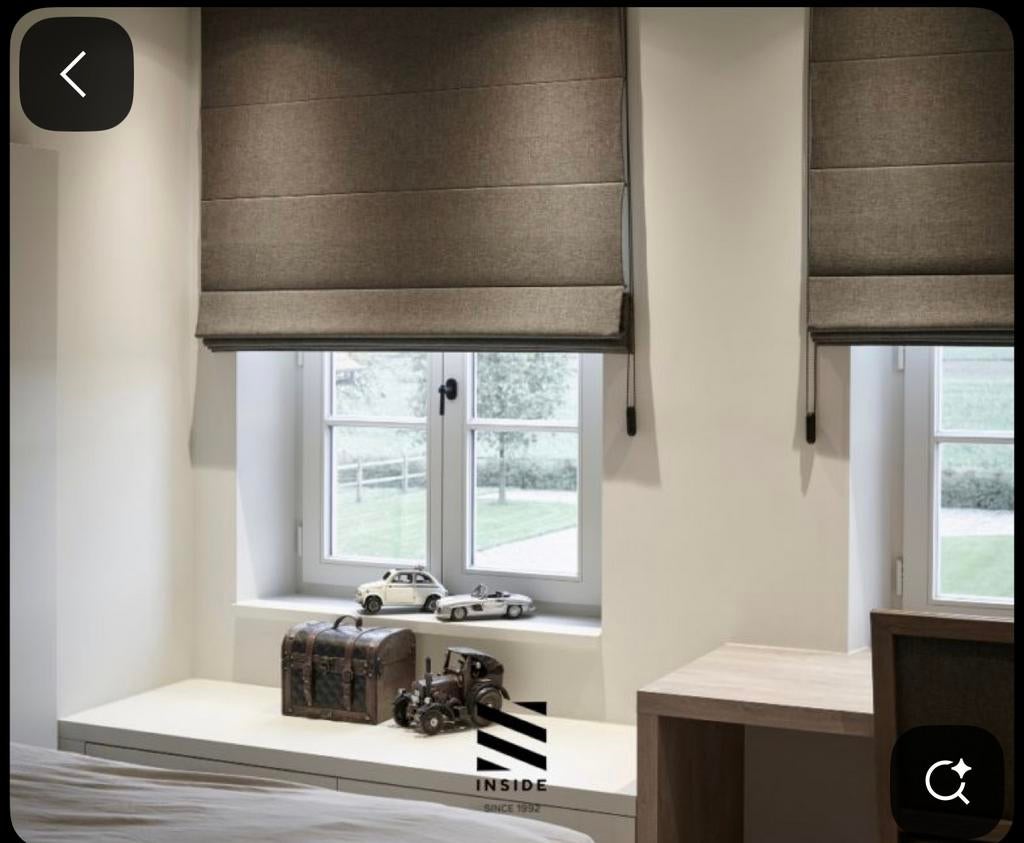 50%stof korting! Licht taupe kleur gordijnen op maat, Huis en Inrichting, Stoffering | Gordijnen en Lamellen, 200 cm of meer, Grijs