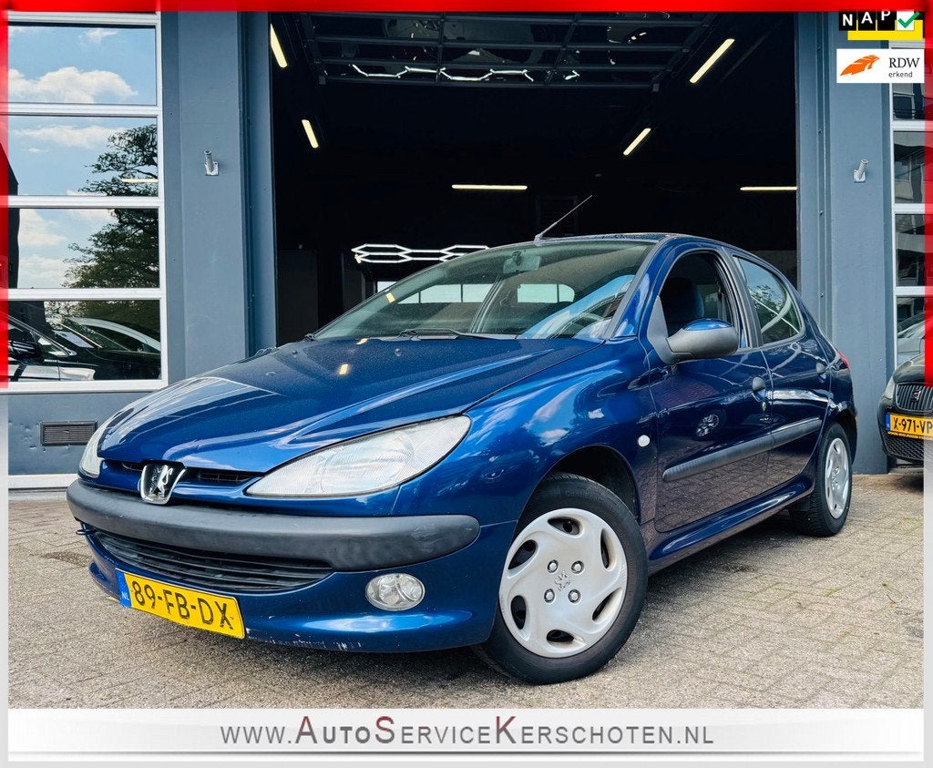 Peugeot 206 1.4 XT STBEKR | ELEK.RAMEN | APK | INRUIL KOOPJE, Auto's, Peugeot, Bedrijf, Te koop, Centrale vergrendeling, Elektrische ramen