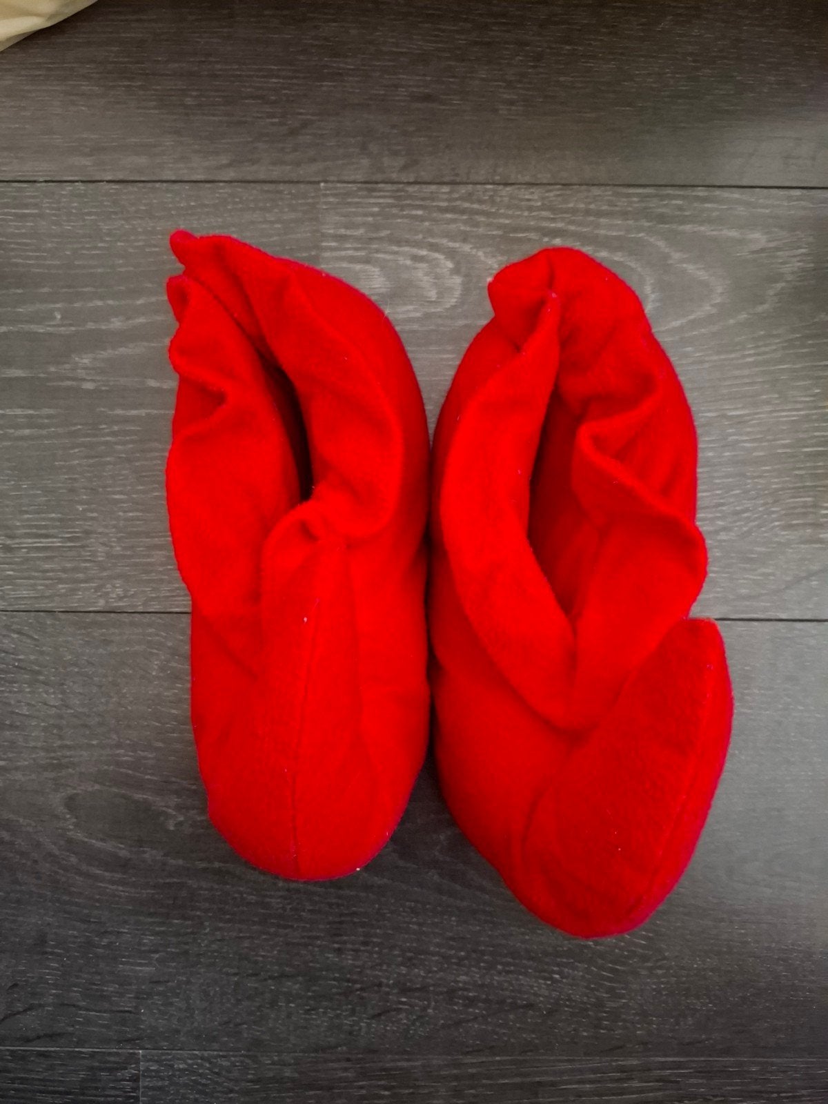 Rode efteling pardoes sloffen - Maat 30-35 zonder belletjes, Ophalen, Zo goed als nieuw, Kleding