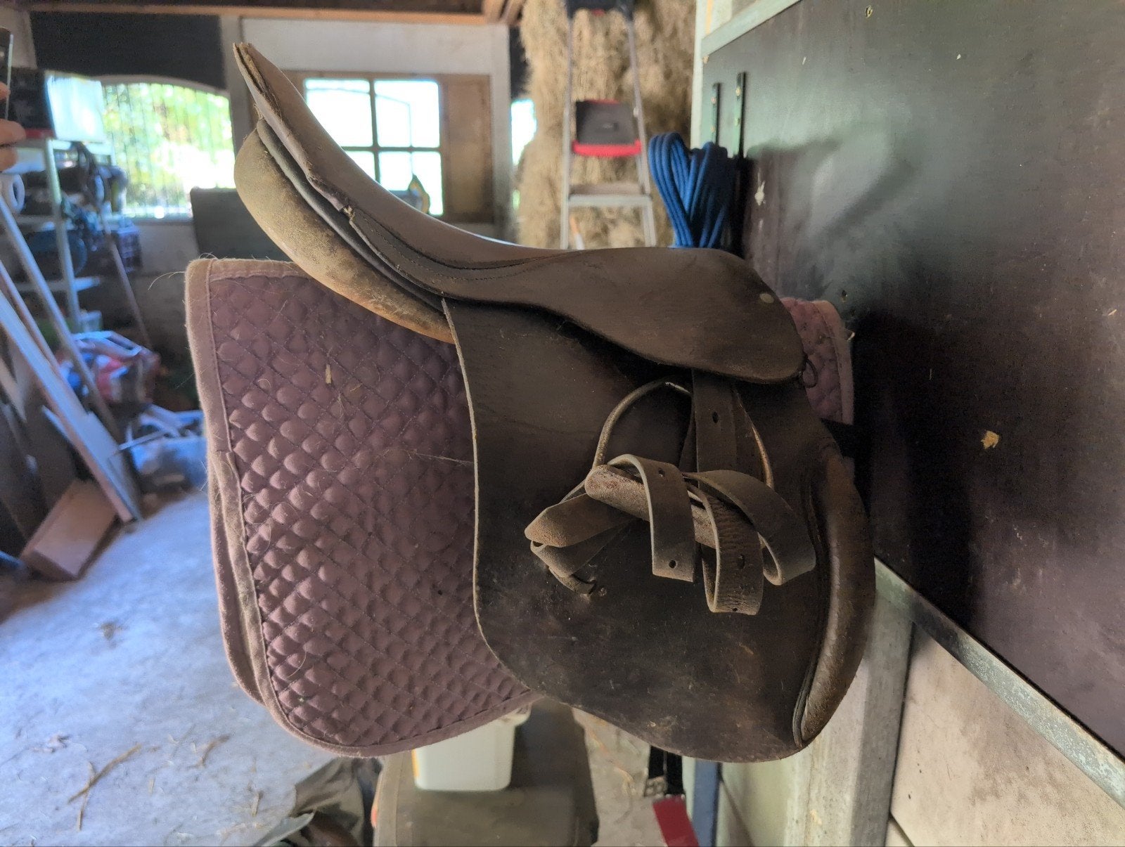 oud pony zadel, Ophalen of Verzenden, Gebruikt