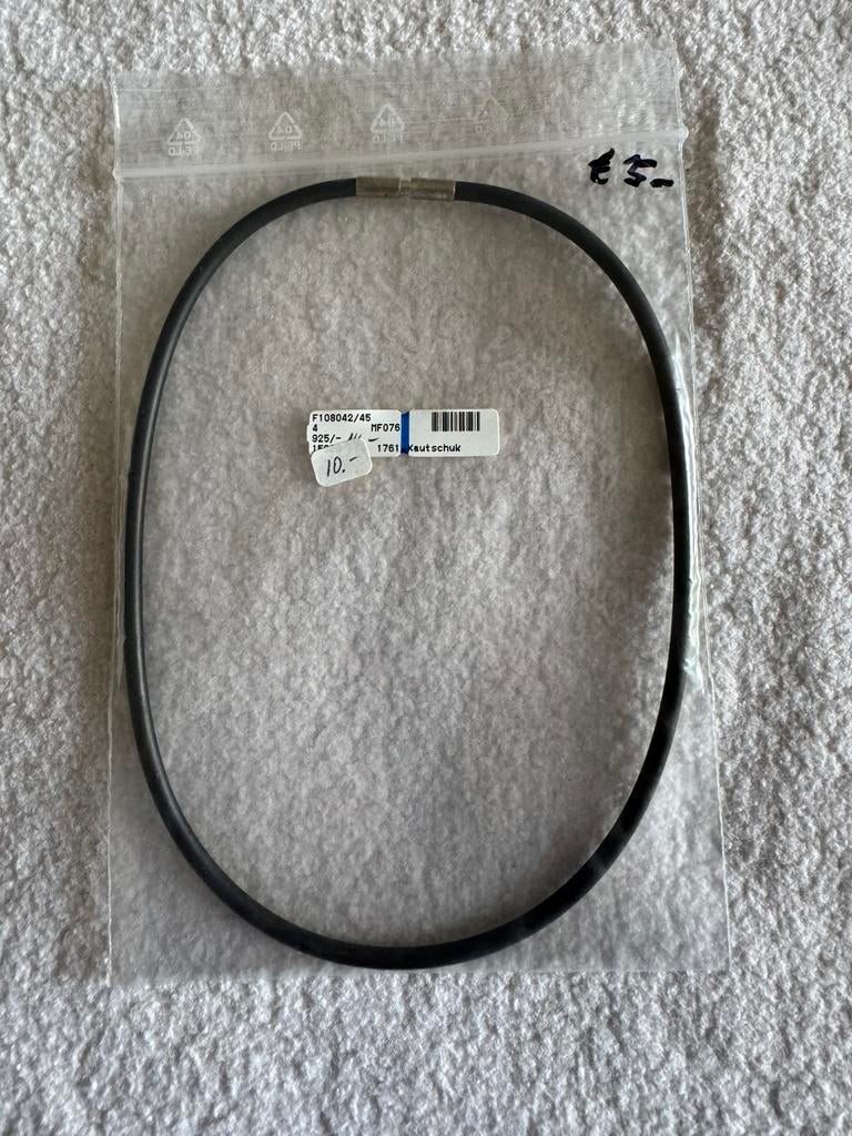 Spang van rubber, Ophalen of Verzenden, Nieuw, Zwart, Overige materialen