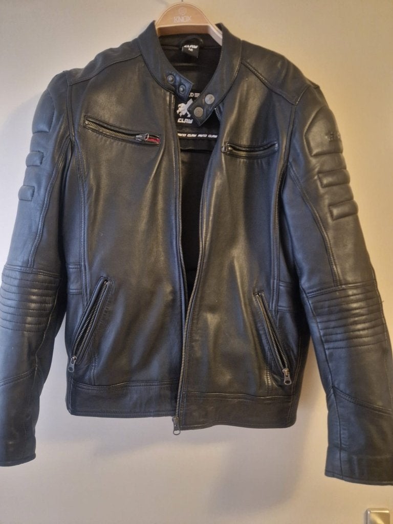 Claw mooie leren motorjas. Als nieuw.  Maat M, Motoren, Claw, Heren, Jas | leer, Ophalen of Verzenden