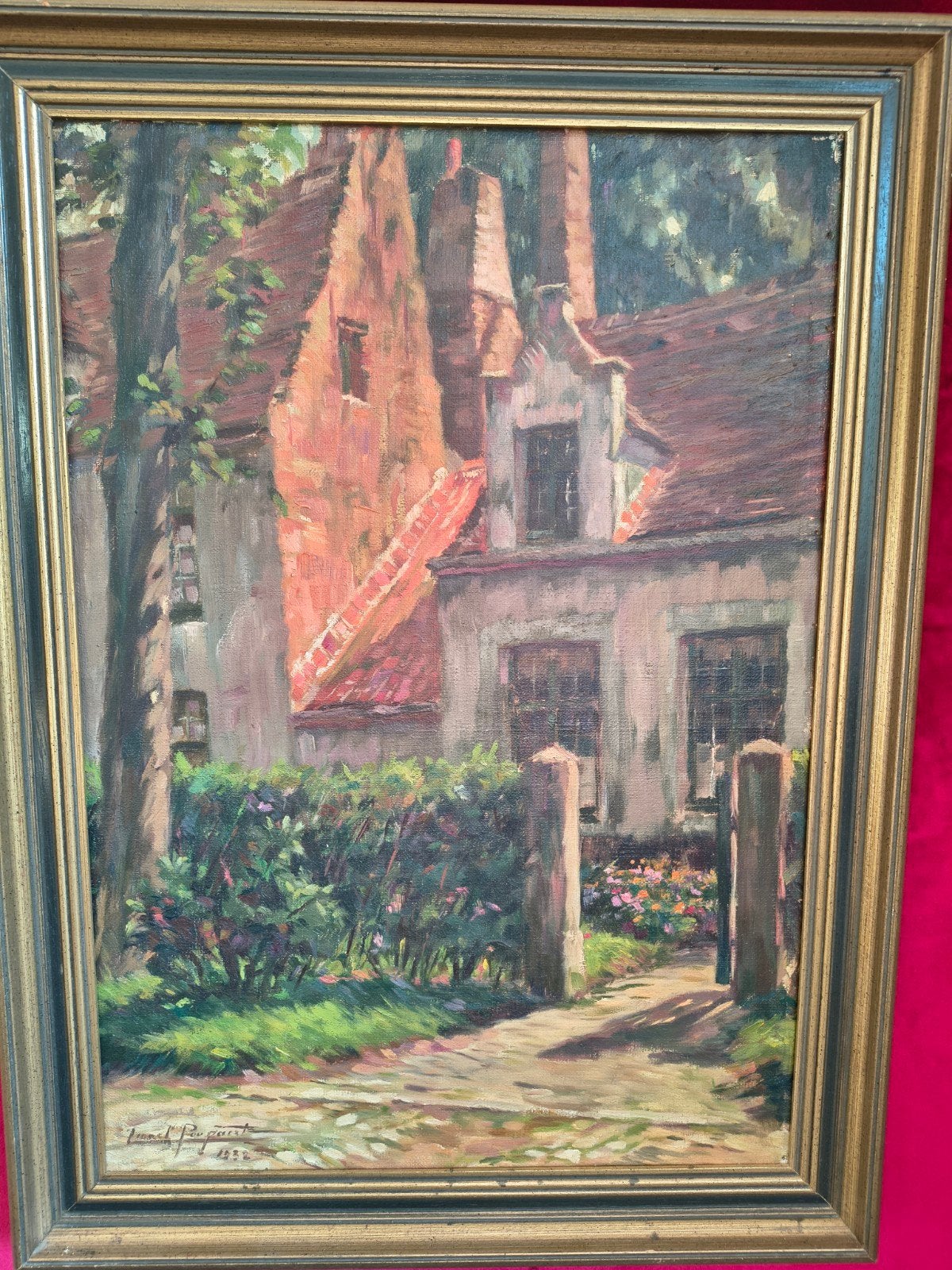 LIONEL POUPAERT (BRUGGE 1900 – 1989 BRUGGE)
Zicht op een his, Antiek en Kunst, Ophalen of Verzenden