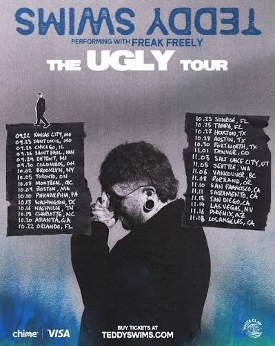 Staanplaatsen Teddy Swims - The UGLY  Tour 16 maart 2027, Tickets en Kaartjes, Drie personen of meer, Maart