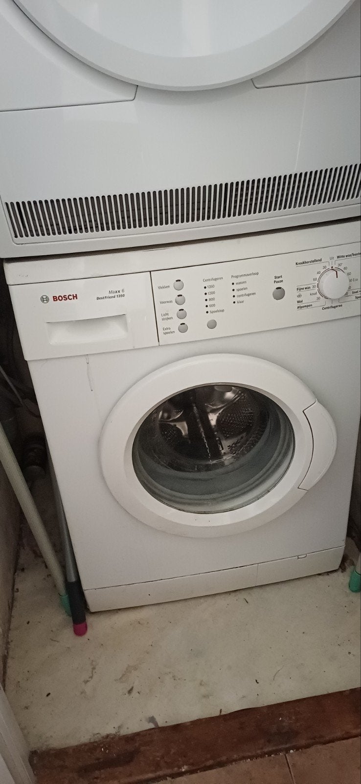Bosch wasmachine, Ophalen, 1200 tot 1600 toeren, Gebruikt, Wolwasprogramma
