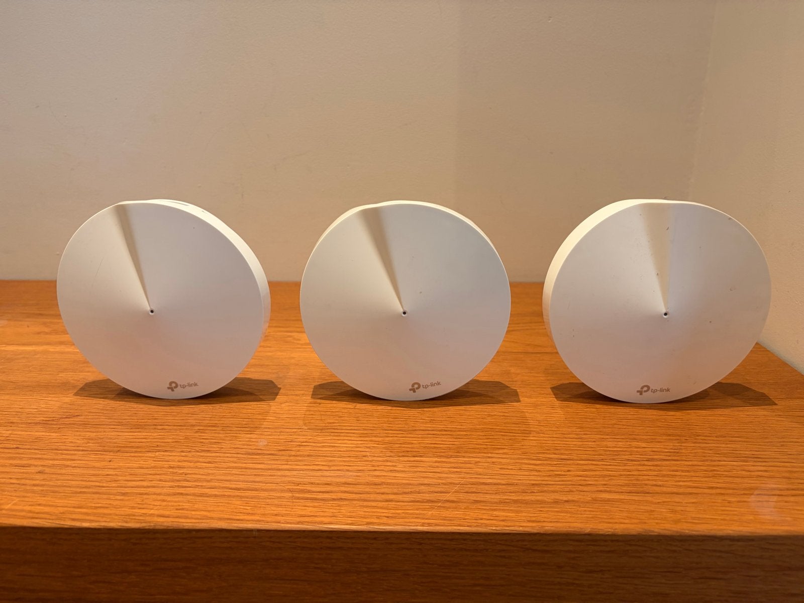 TP-Link Deco M9 plus Mesh WiFi Systeem (3-pack), Computers en Software, Routers en Modems, Verzenden, Zo goed als nieuw, Router