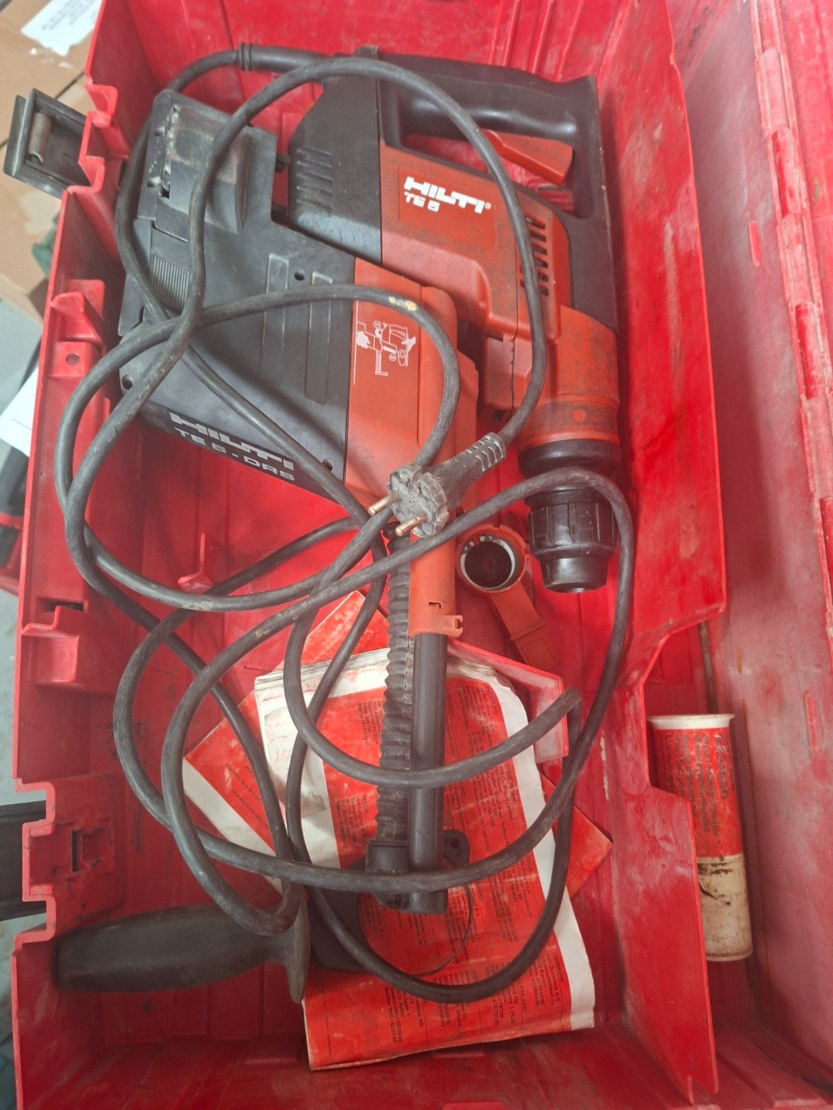 Hilti TE 5 Boorhamer - Krachtige en Betrouwbare Machine, Boor- en/of Breekhamer, Ophalen of Verzenden, Klopboormechanisme, Gebruikt