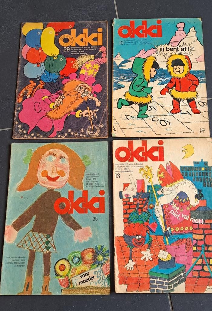 Okki tijdschriften vintage, Meerdere comics, Ophalen of Verzenden, Gelezen, Europa
