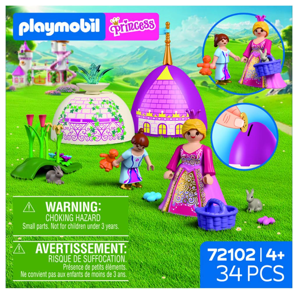 PLAYMOBIL 72102 Speel-Ei; Prinses met konijntjes 34 delig, Ophalen of Verzenden, Nieuw, Complete set