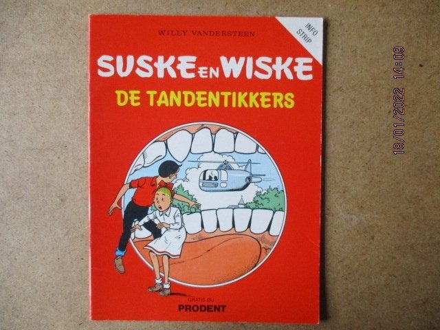 adv5507 suske en wiske info strip 2, Eén stripboek, Ophalen, Gelezen