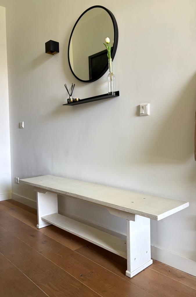 Halbank / eetkamerbank, Ophalen, Minder dan 50 cm, Gebruikt, 125 cm of meer