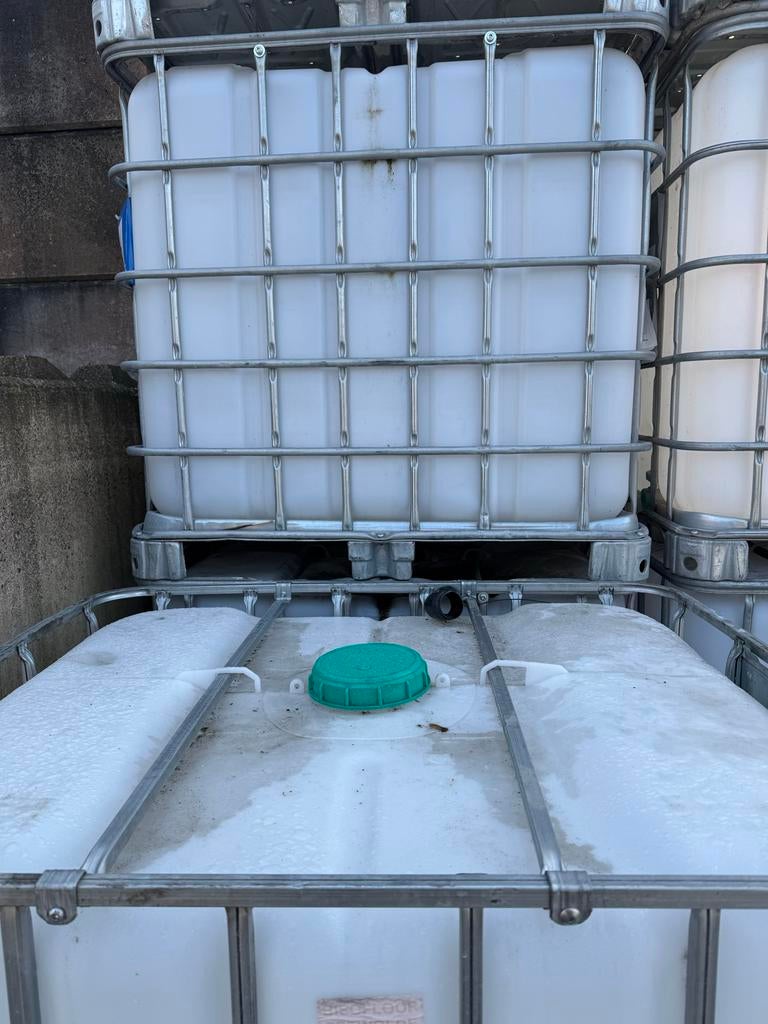 IBC container 1000 liter, 150 liter of meer, Ophalen, Zo goed als nieuw