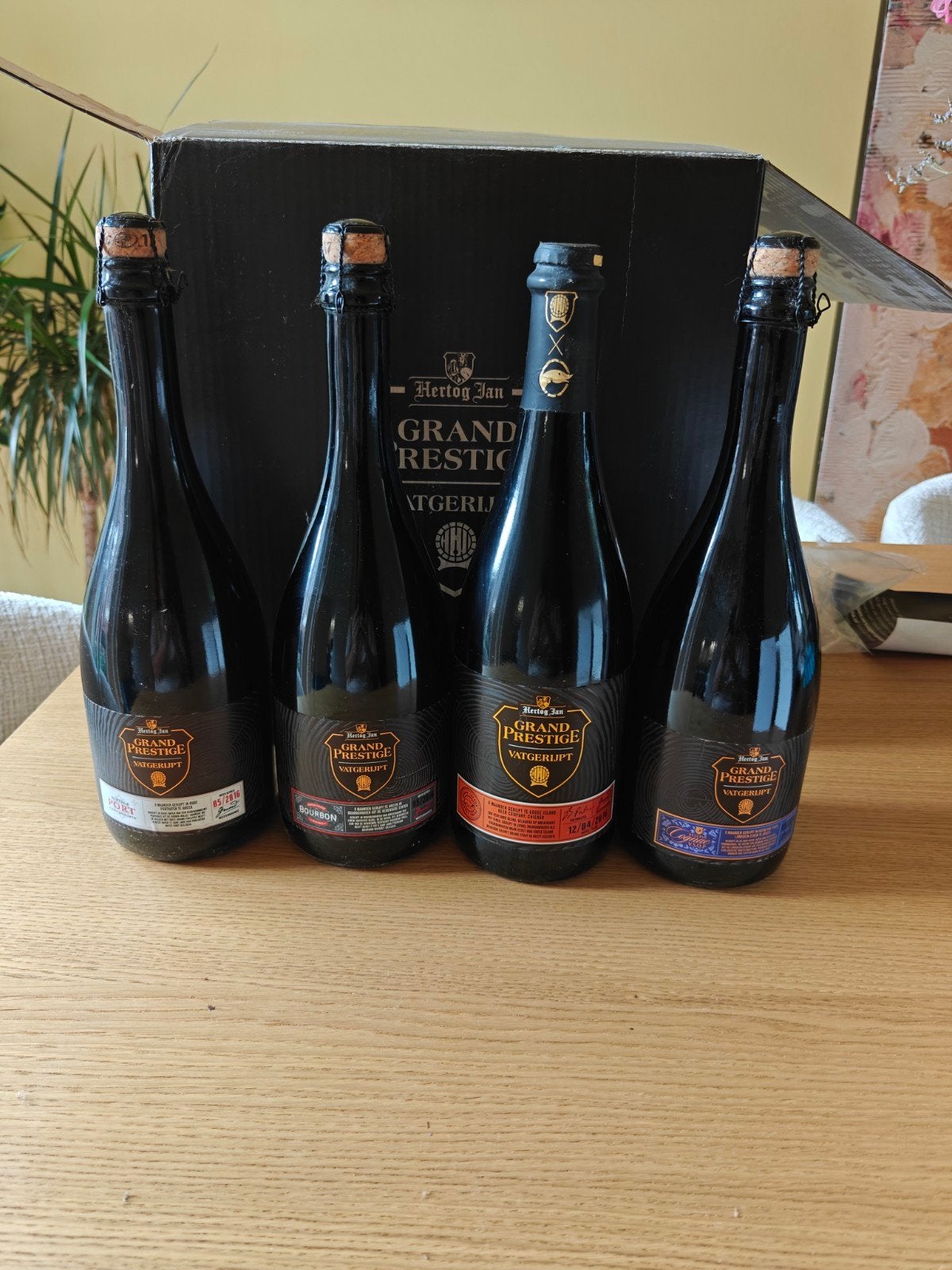 Hertog Jan Grand Prestige Vatgerijpt 2017 – Complete set, Ophalen of Verzenden, Hertog Jan