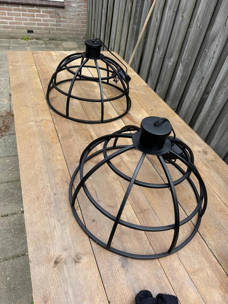 Lampen Pronto wonen zwart, Huis en Inrichting, Ophalen, Zo goed als nieuw, Zwart, Rond