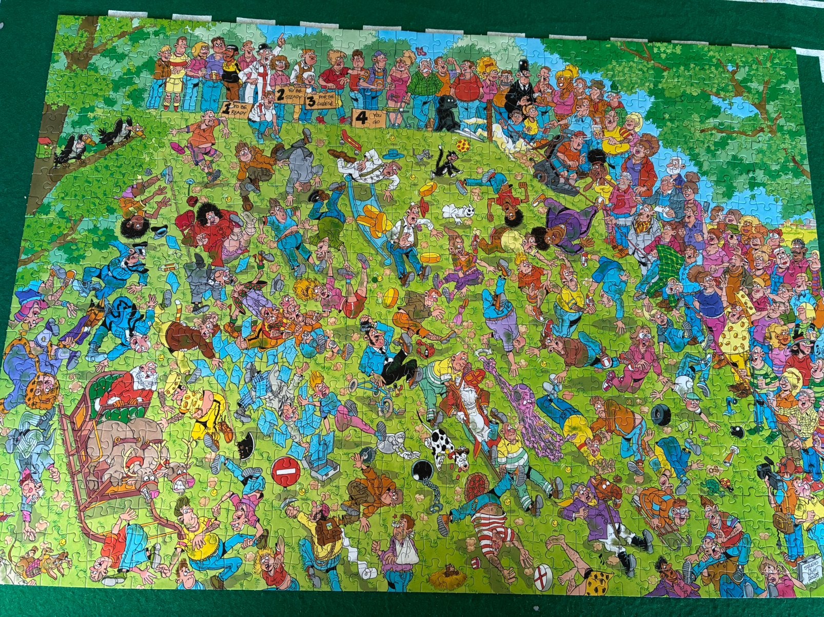 Jan van Haasteren   ‘Grijp de kaas’, Ophalen of Verzenden, 500 t/m 1500 stukjes, Zo goed als nieuw, Legpuzzel