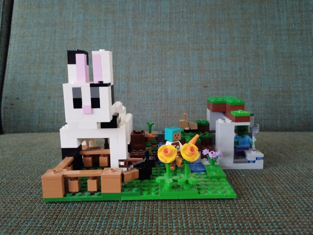 Lego Minecraft 21181 De Konijnenhoeve, Minecraft, Lego, Compleet, Ophalen of Verzenden