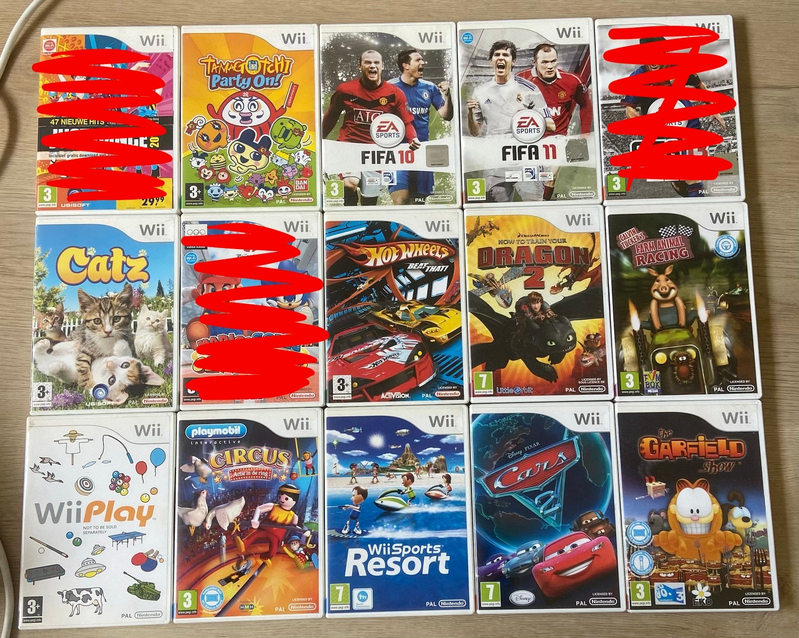Wii-games: Catz, FIFA, Mario & meer, Gebruikt, Overige genres, Eén computer, Ophalen of Verzenden