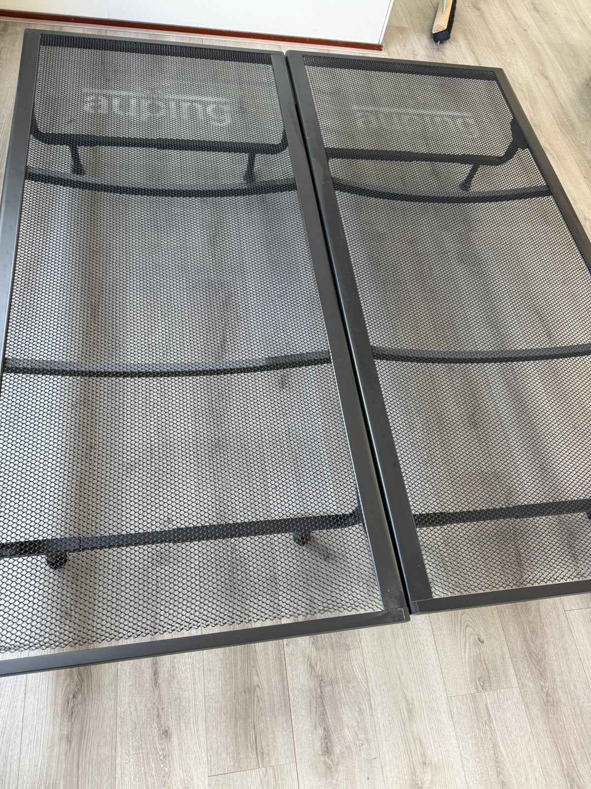 2 x Auping spiraal lattenbodems 90x200, Ophalen, Gebruikt, 90 cm, Eenpersoons