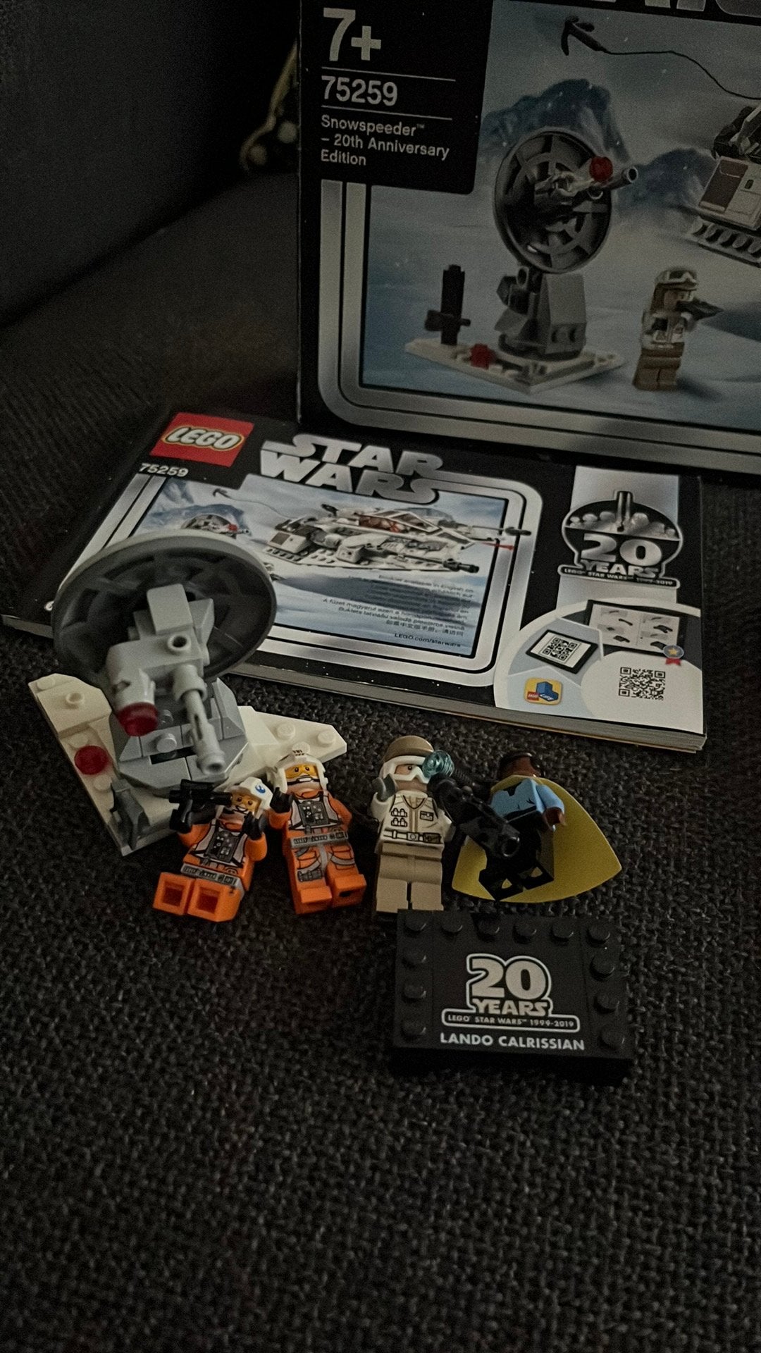 #75259 LEGO Star Wars Snowspeeder – 20th Anniversary Edition, Ophalen of Verzenden, Zo goed als nieuw