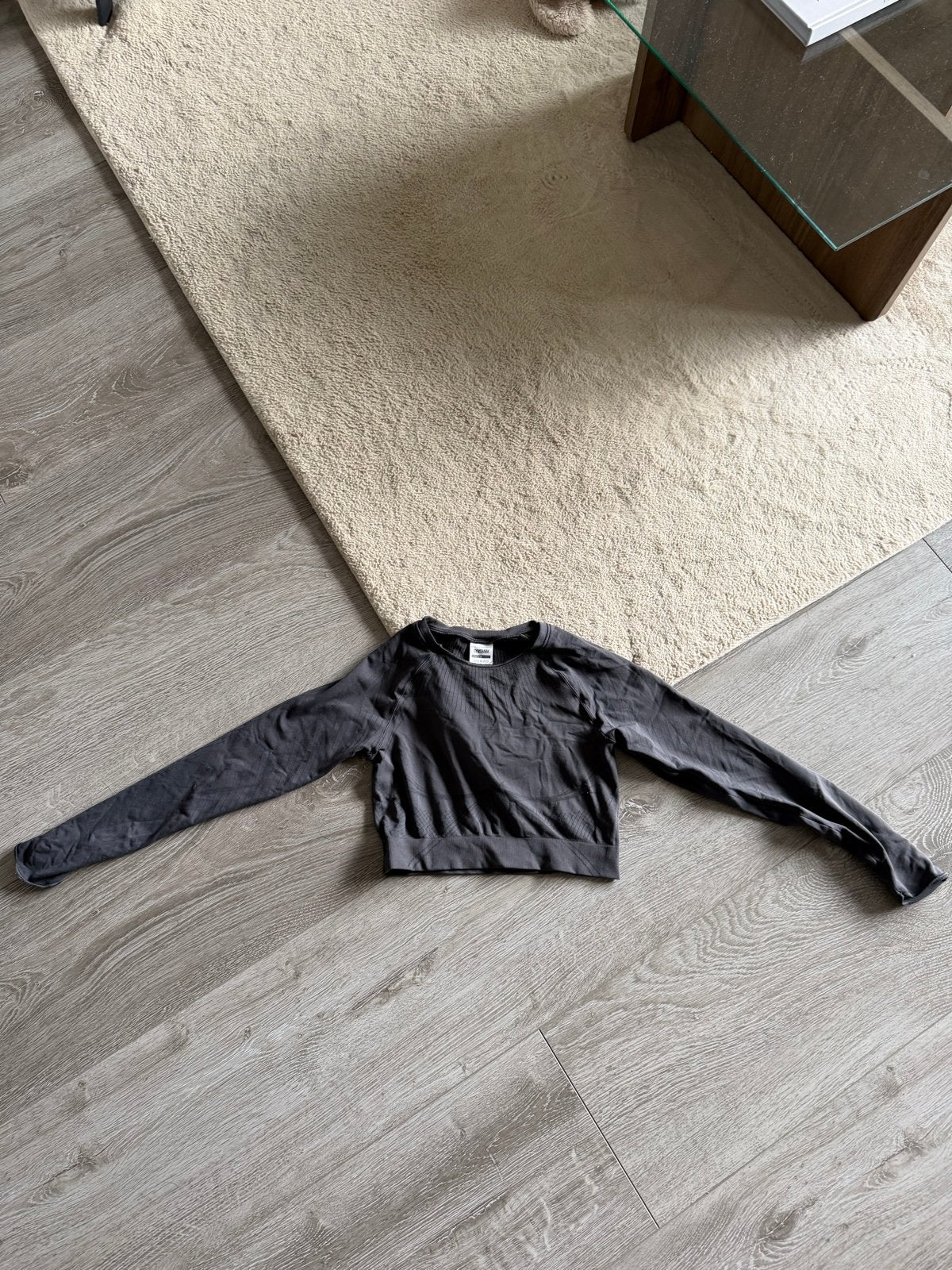 Gymshark top grijs Maat S, Verzenden, Fitness of Aerobics, Maat 36 (S), Grijs