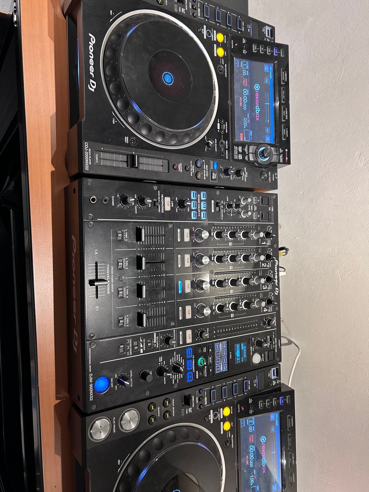 Pioneer DJ Set: 2x CDJ 2000 Nexus 2 & DJM 900 Nexus 2, Muziek en Instrumenten, Ophalen, Gebruikt, Dj-set, Pioneer