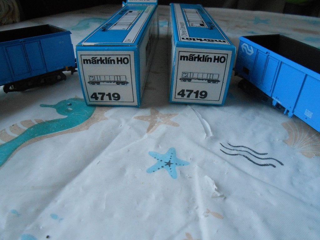 Märklin 4719, 2x de blauwe Eaos van de NS, Nederland, ovp, Wisselstroom, Treinset, Nieuw, Ophalen of Verzenden