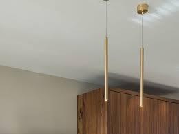 Ilfari hanglampen 2 stuks brass led als nieuw, Ophalen of Verzenden, Zo goed als nieuw, Eichholtz, 75 cm of meer