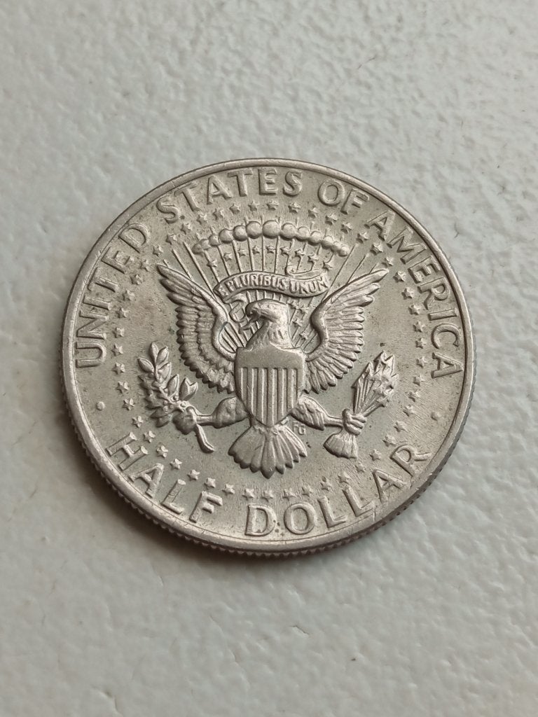 Verenigde Staten 1/2 dollar 1972., Ophalen of Verzenden, Noord-Amerika, Losse munt