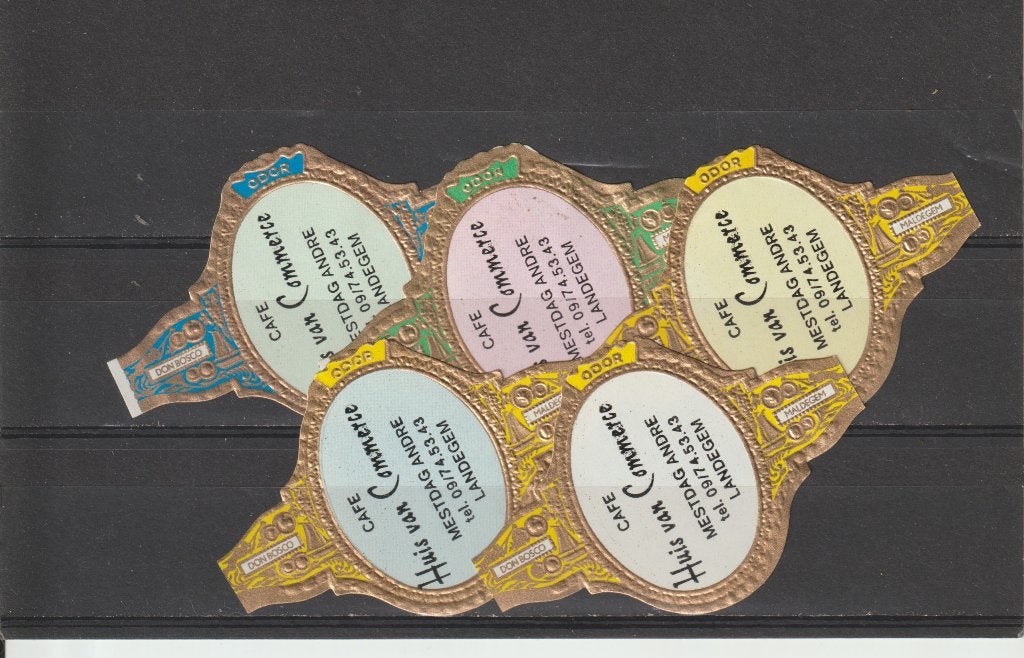 klassiek Maldegem 185   sigarenbanden, Verzamelen, Ophalen of Verzenden, Zo goed als nieuw, Sigarenbandjes