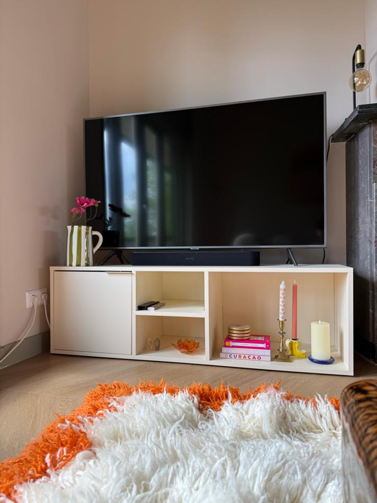 Tylko TV meubel, Huis en Inrichting, Kasten | Televisiemeubels, Ophalen, 100 tot 150 cm, Zo goed als nieuw, Minder dan 100 cm