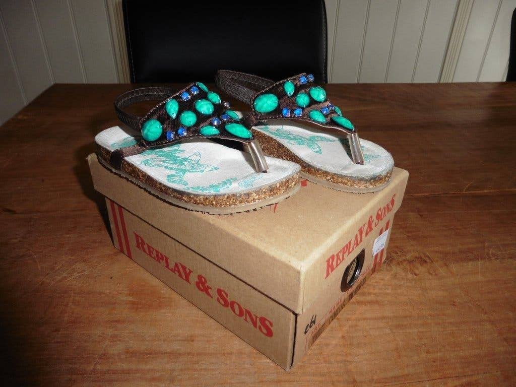 Replay sons sandalen/slippers maat 24, Replay, Jongen of Meisje, Schoenen, Ophalen of Verzenden