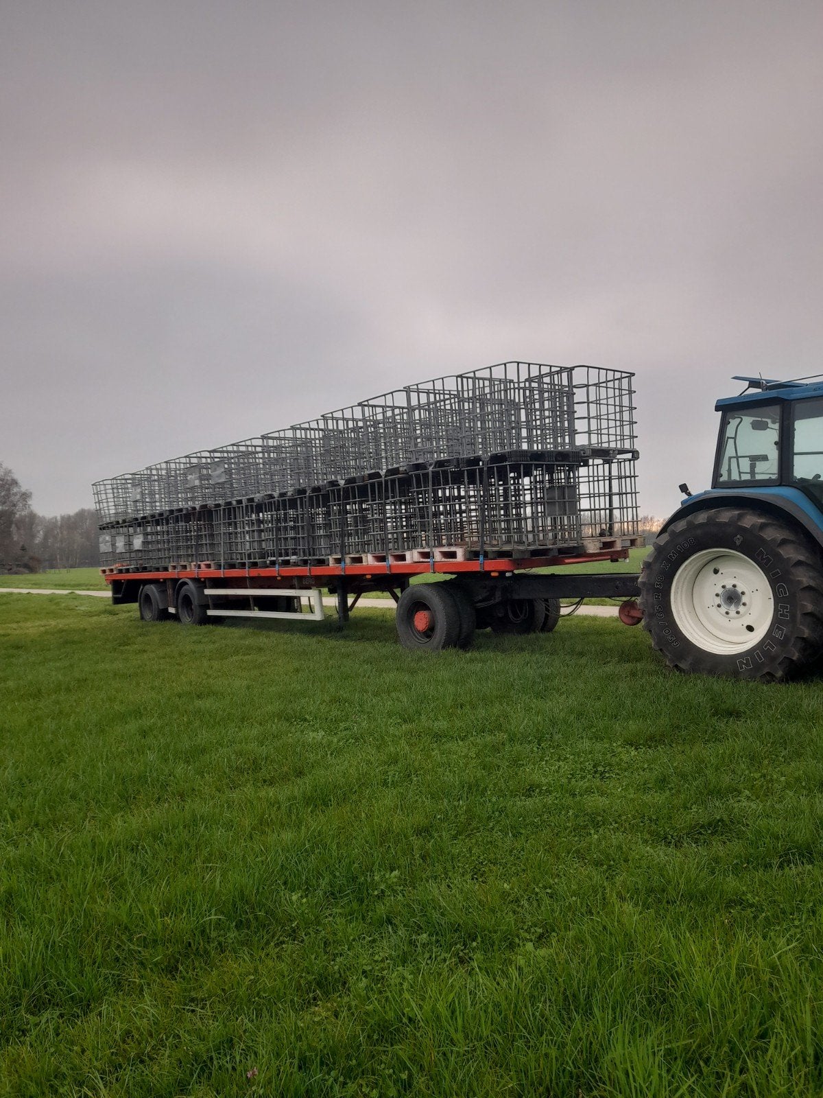 ibc kratten, Minder dan 3 m³, Ophalen