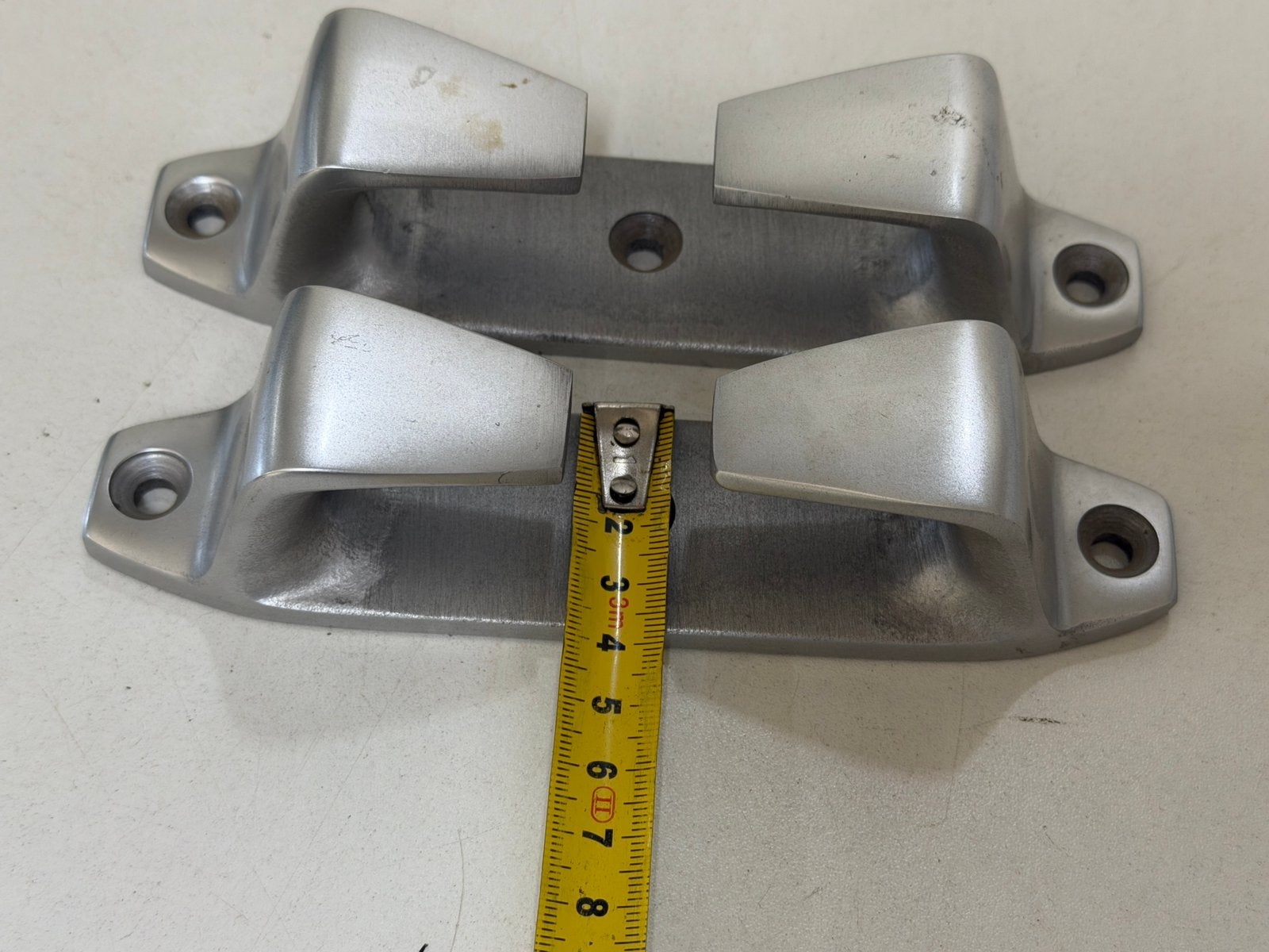 2 x nieuwe Aluminium verhaalklamp / boegklamp 165 mm, Watersport en Boten, Ophalen of Verzenden, Nieuw, Overige typen