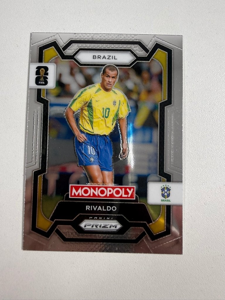 21 Rivaldo Prizm Monopoly World Cup 2026, Ophalen of Verzenden, Nieuw, Buitenlandse clubs, Poster, Plaatje of Sticker