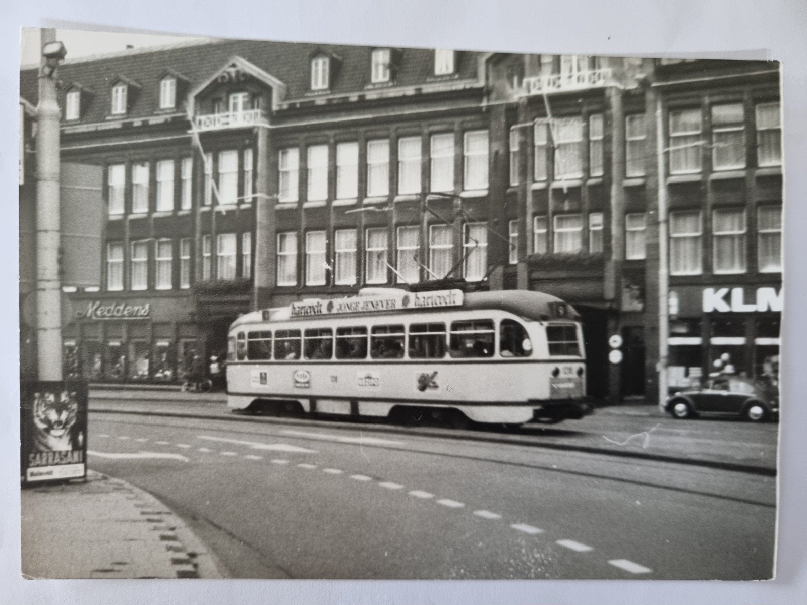 Den Haag Hofweg met PCC tram lijn 9 - Zeldzame foto, 1960 tot 1980, Foto, Nieuw, Ophalen of Verzenden