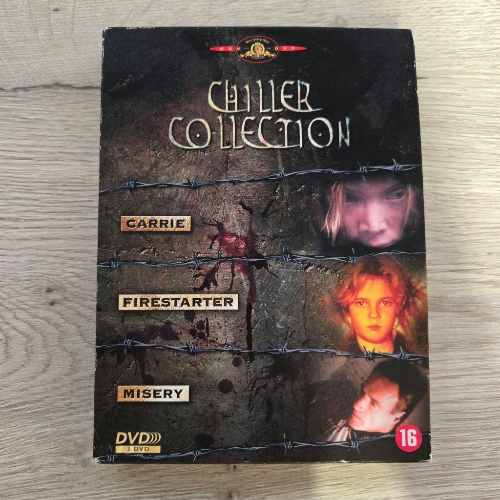 Chiller Collection (Carrie, Firestarter & Misery) 4 =3 ACTIE, Alle leeftijden, Ophalen of Verzenden, Zo goed als nieuw