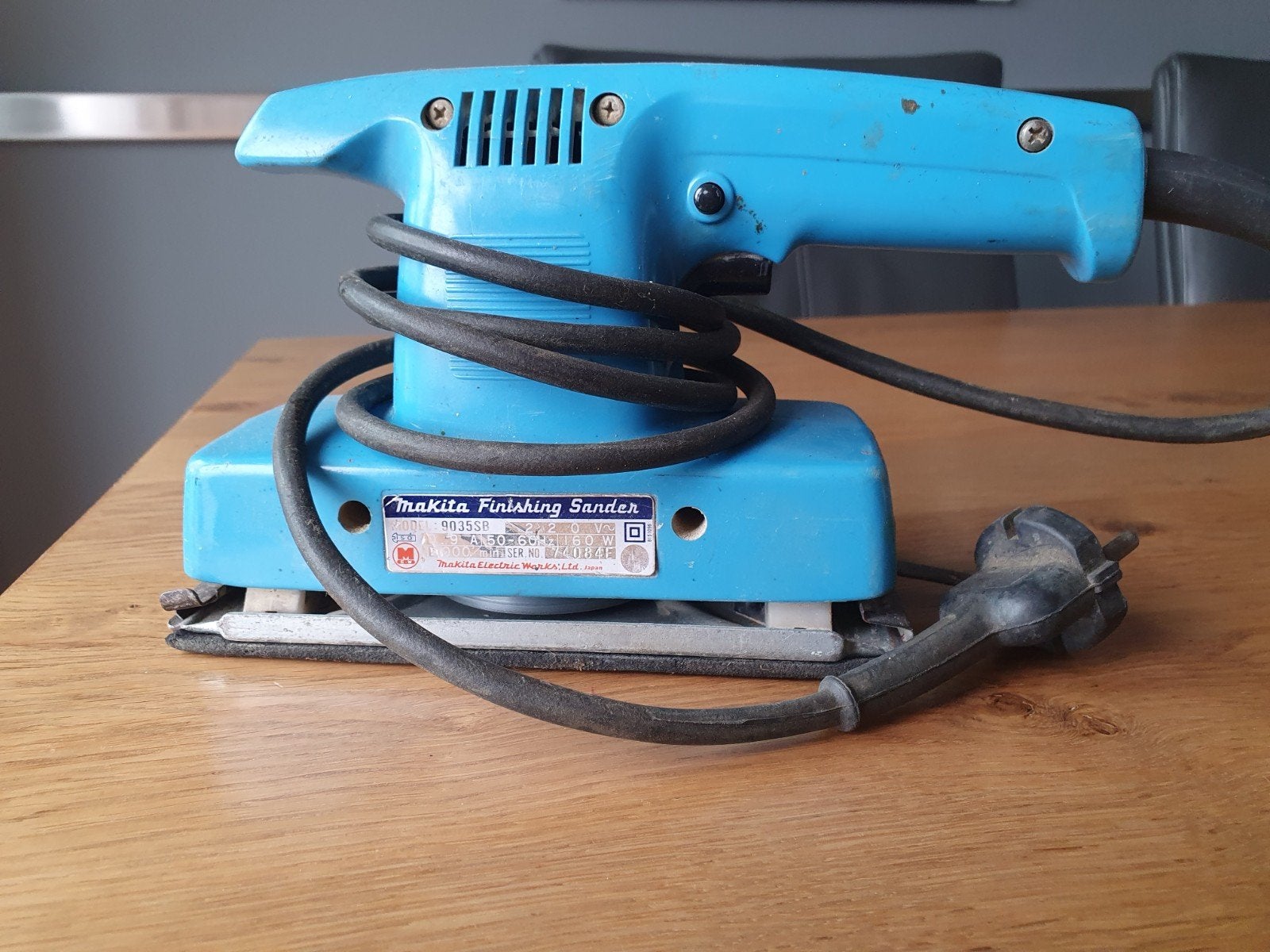 Makita  handschuurmaschine, Ophalen of Verzenden, Gebruikt, Vlakschuurmachine