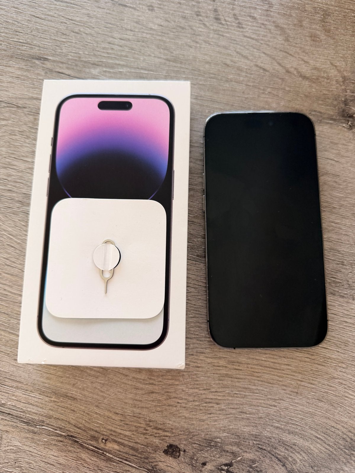 iPhone 14 Pro 128gb deep purple, Paars, Zo goed als nieuw, Zonder simlock, Zonder abonnement