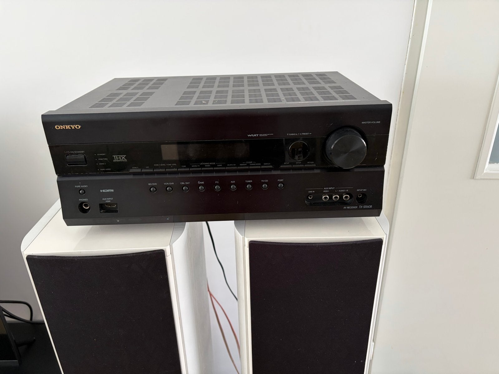 Onkyo TX-SR608 AV Receiver - 7.2-kanaals THX-gecertificeerd, Ophalen, Gebruikt, 120 watt of meer, Onkyo
