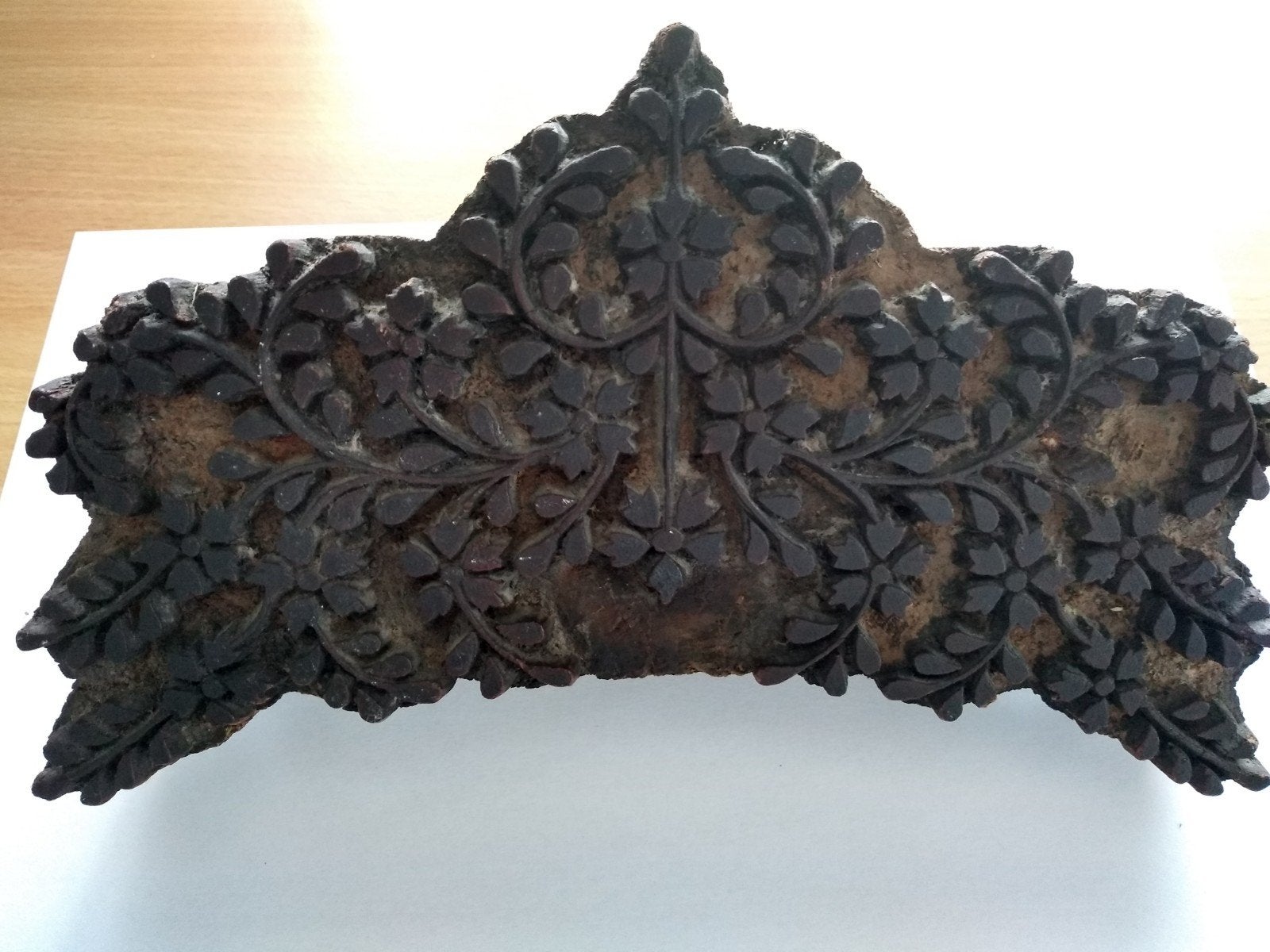 Batik stempel, Ophalen