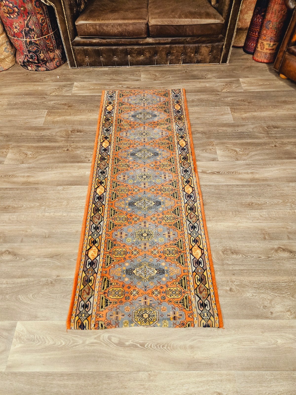 Perzische Loper. prachtige kleuren en patronen! Weg = Weg!, Blauw, Perzisch, 200 cm of meer