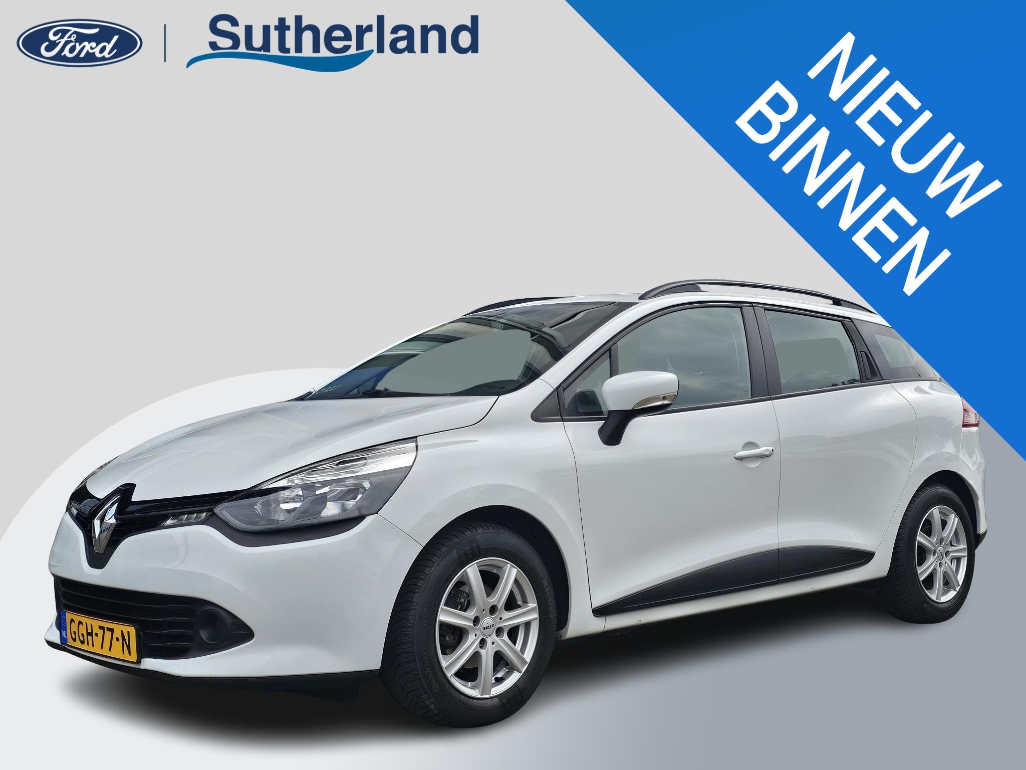 Renault Clio Estate 0.9 TCe Expression Navigatie | Bluetooth, 898 cc, Renault Nederland N.V., Renault, Wit