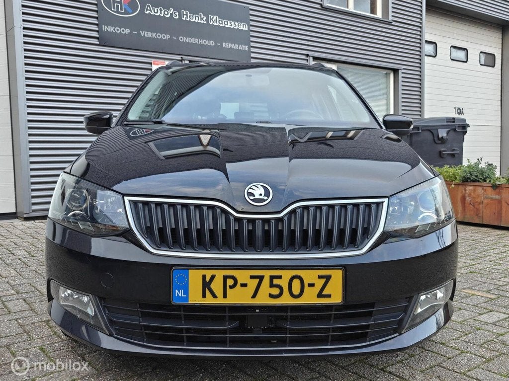 Skoda Fabia Combi 1.2TSi 90pk JOY Airco Cruisecontrol LMvelg, Auto's, Euro 6, 4 cilinders, Zwart, Origineel Nederlands