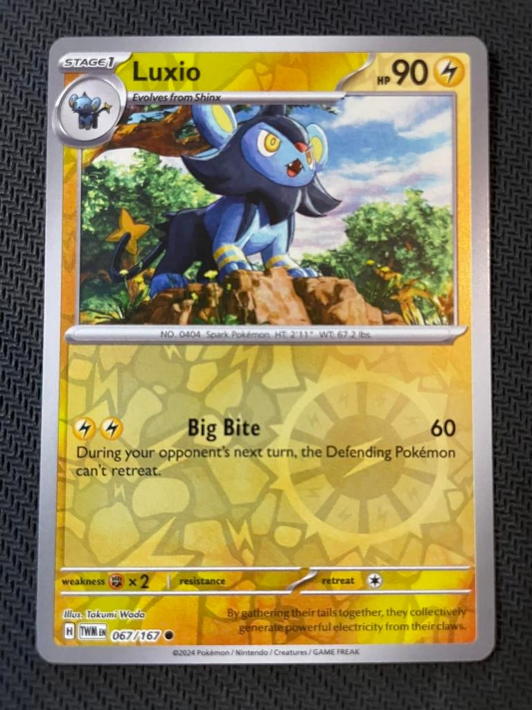 Luxio 067/167 Reverse Holo Twilight Masquerade Packfresh, Ophalen of Verzenden, Zo goed als nieuw