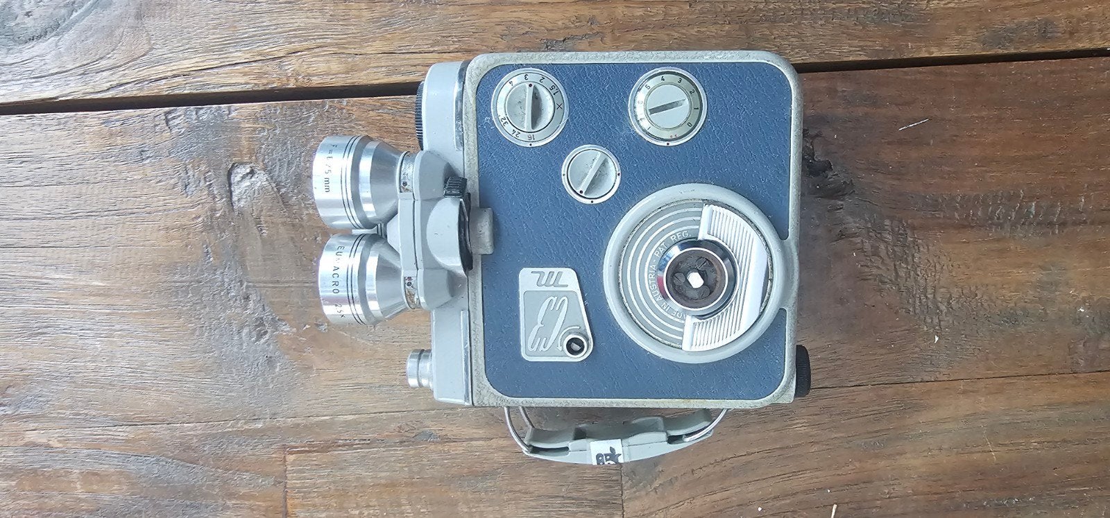 Vintage 8mm filmcamera - Brumberg, Ophalen of Verzenden, 8mm, Camera