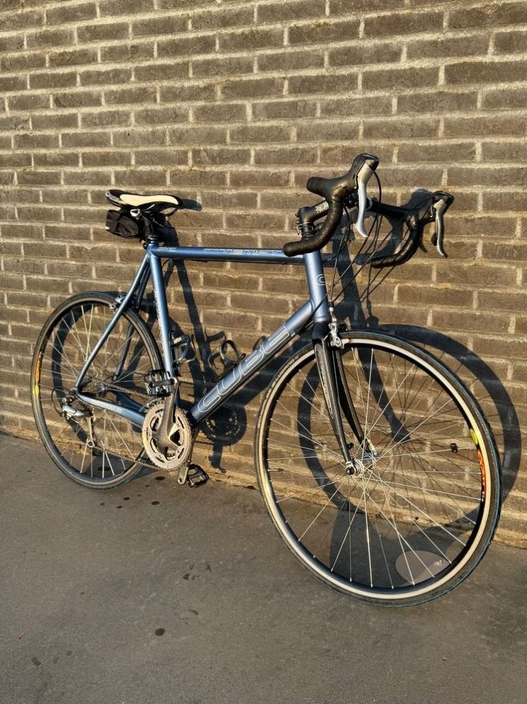 Cube Attempt (2010) Shimano 105, Gebruikt, Velgrem, 61 tot 65 cm, Meer dan 20 versnellingen